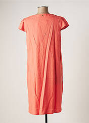 Robe mi-longue orange ÉTYMOLOGIE pour femme seconde vue