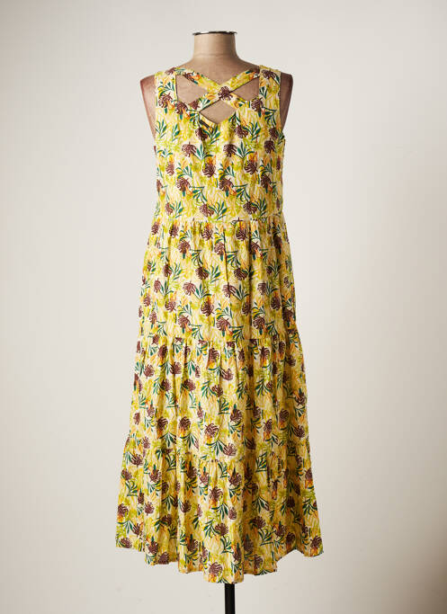 Robe longue jaune AGATHE & LOUISE pour femme