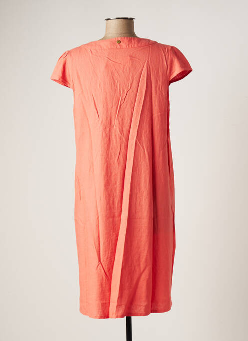 Robe mi-longue orange ÉTYMOLOGIE pour femme