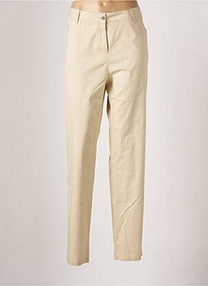 Pantalon slim beige AGATHE & LOUISE pour femme