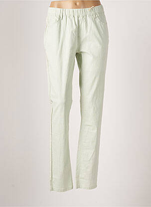 Pantalon slim vert S.QUISE pour femme