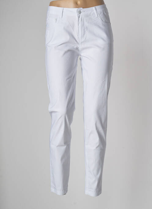 Pantalon slim blanc X-MAX pour femme