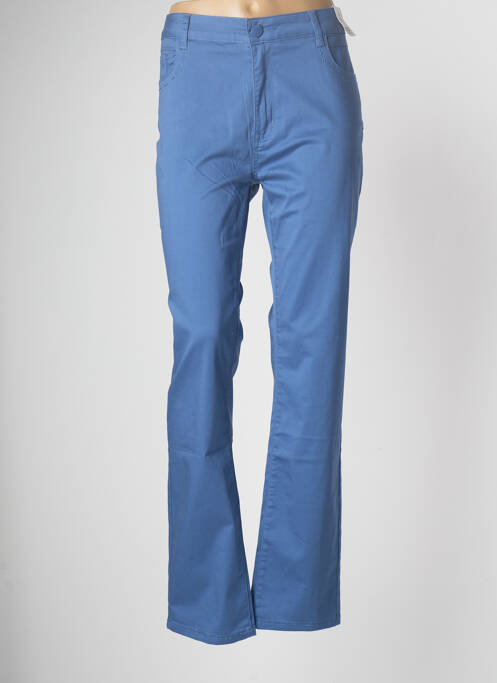 Pantalon slim bleu KY CREATION pour femme