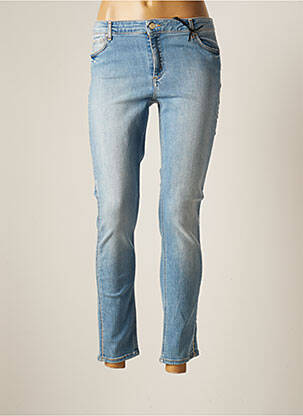 Jeans coupe slim bleu IKKS pour femme