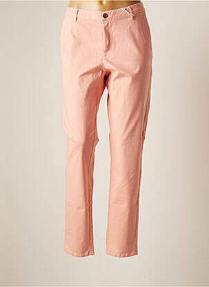 Pantalon chino rose I.CODE (By IKKS) pour femme