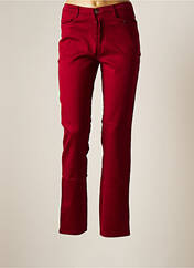 Pantalon slim rouge I.QUING pour femme seconde vue
