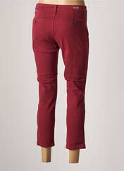Pantalon 7/8 rouge DESGASTE pour femme seconde vue