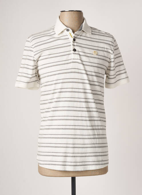 Polo blanc NO EXCESS pour homme