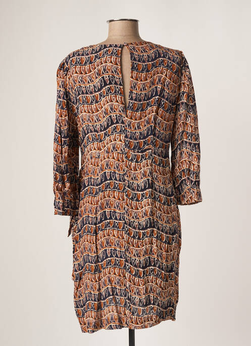 Robe mi-longue bleu LAURE + MAX pour femme