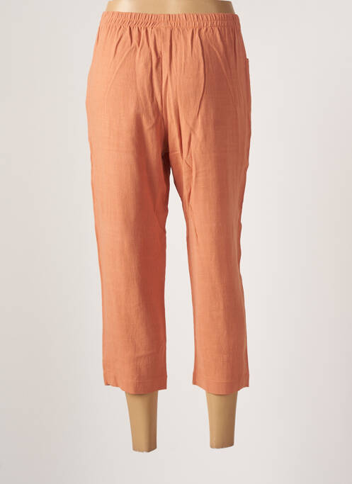 Pantacourt orange TELMAIL pour femme