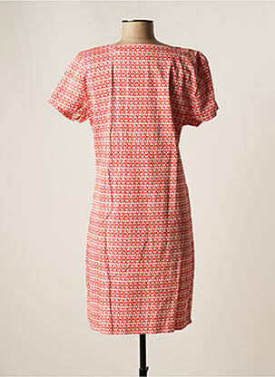 Robe courte manches courtes manches courtes rouge IMPAQT femme