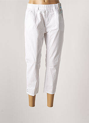 Pantalon 7/8 blanc S.QUISE pour femme