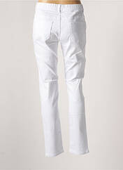 Pantalon slim blanc GEVANA pour femme seconde vue