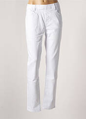 Pantalon slim blanc S.QUISE pour femme seconde vue