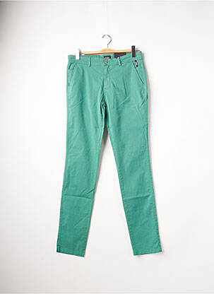 Pantalon chino vert DELAHAYE pour homme