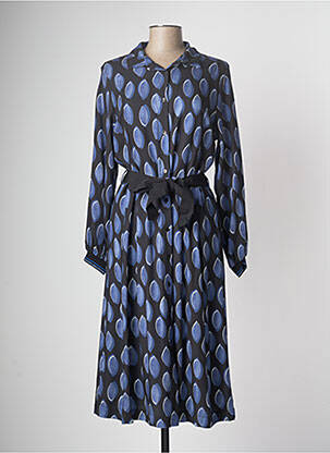 Robe longue bleu O'MER pour femme