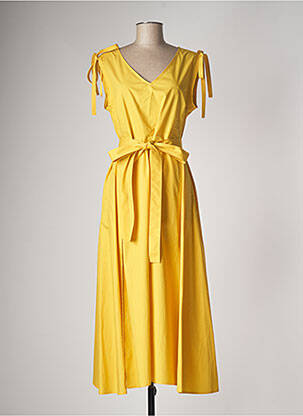 Robe longue jaune TWINSET pour femme