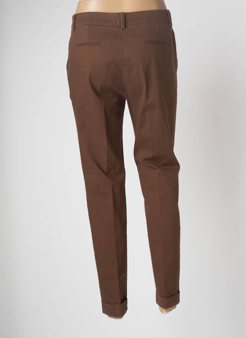 Pantalon chino marron MANILA GRACE pour femme
