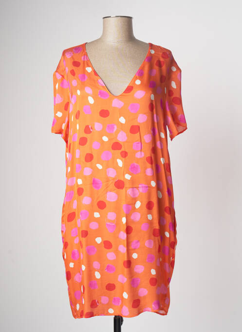 Robe courte orange MANILA GRACE pour femme