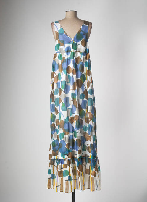 Robe longue bleu MANILA GRACE pour femme