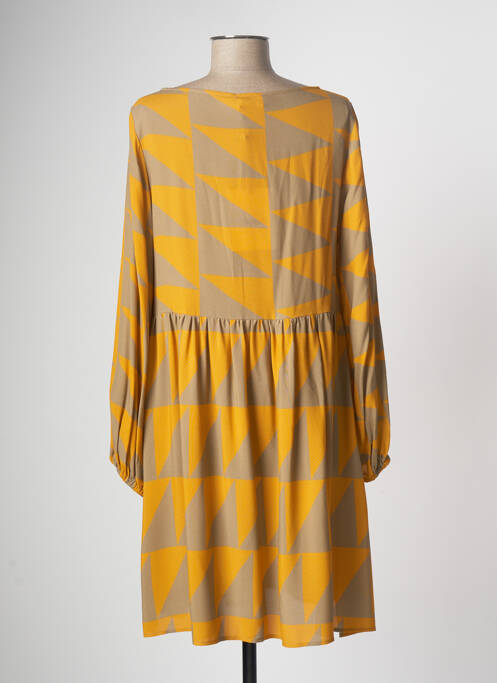 Robe mi-longue jaune OTTOD'AME pour femme