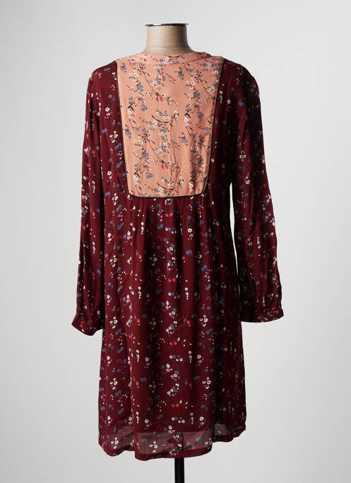 Robe mi-longue rouge INDI & COLD pour femme