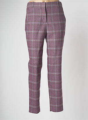 Pantalon chino taille normale taille normale violet BELLA JONES femme