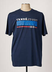 T-shirt bleu CAMBERABERO pour homme seconde vue