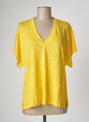 T-shirt jaune MARIA BELLENTANI pour femme