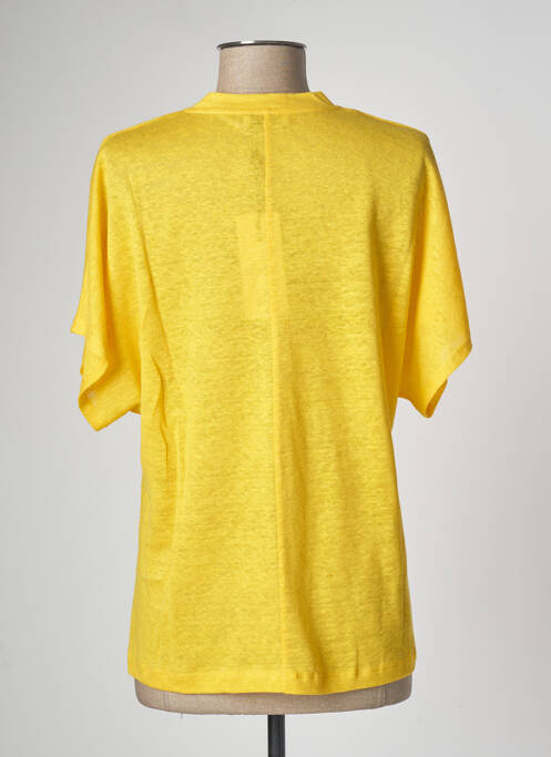 T-shirt jaune MARIA BELLENTANI pour femme