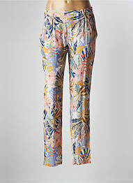 Pantalon droit tissage crêpe taille normale beige LE PETIT BAIGNEUR femme