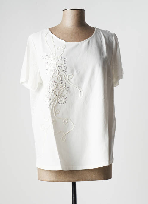 Top blanc MARIA BELLENTANI pour femme