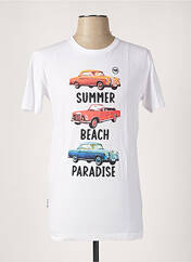 T-shirt blanc PANAME BROTHERS pour homme seconde vue