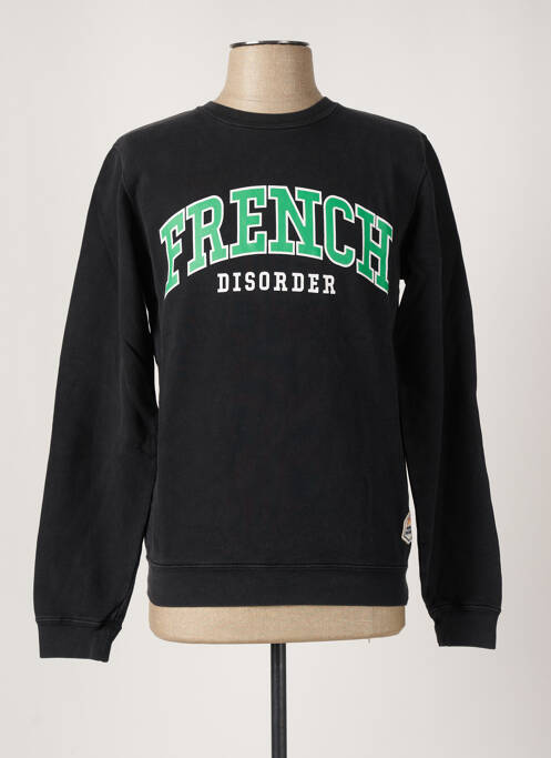 Sweat-shirt noir FRENCH DISORDER pour homme