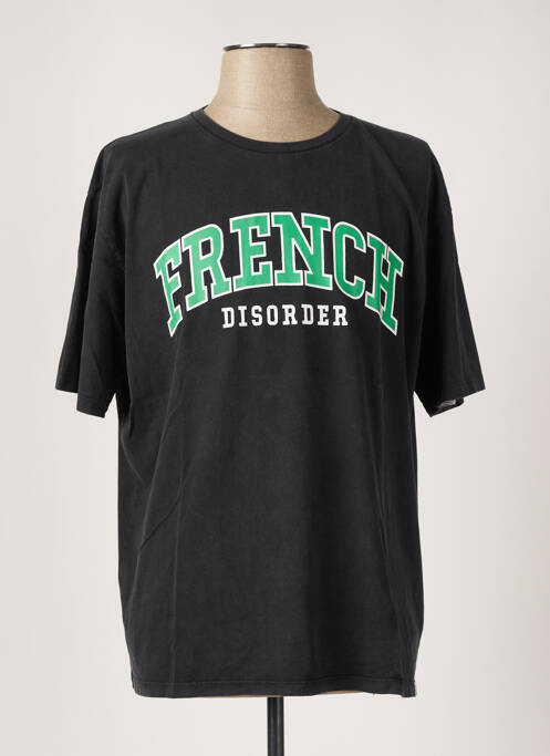 T-shirt noir FRENCH DISORDER pour homme