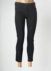 Jeans coupe slim noir CREAM pour femme seconde vue
