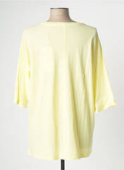 T-shirt jaune YAYA pour femme seconde vue