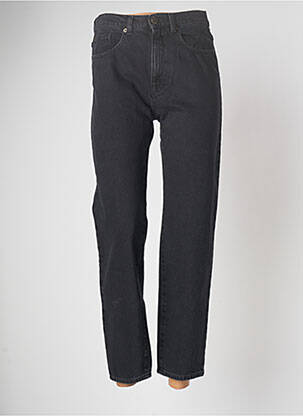 Jean coupe mom délavé taille haute noir TWINSET femme
