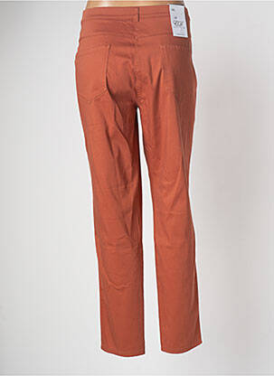 Jegging tissage popeline taille normale marron EAST DRIVE femme
