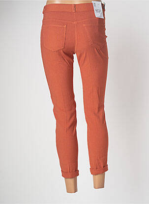 Jegging taille normale taille normale orange EAST DRIVE femme
