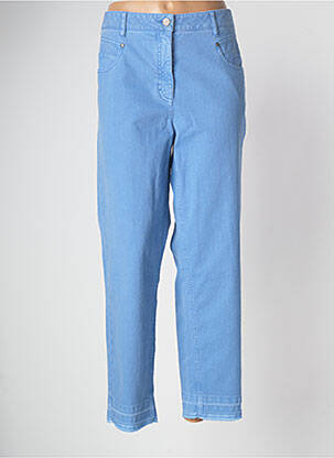 Jeans coupe droite bleu LUISA CERANO pour femme