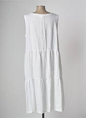 Robe mi-longue blanc ORTO BOTANICO pour femme seconde vue