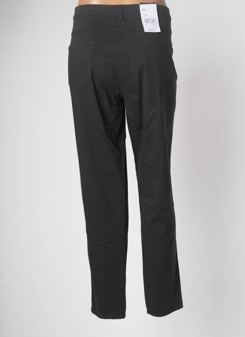 Jegging tissage popeline taille normale noir EAST DRIVE femme