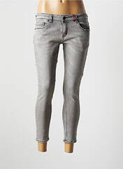 Jeans skinny gris MADEMOISELLE GARÇONNE pour femme seconde vue