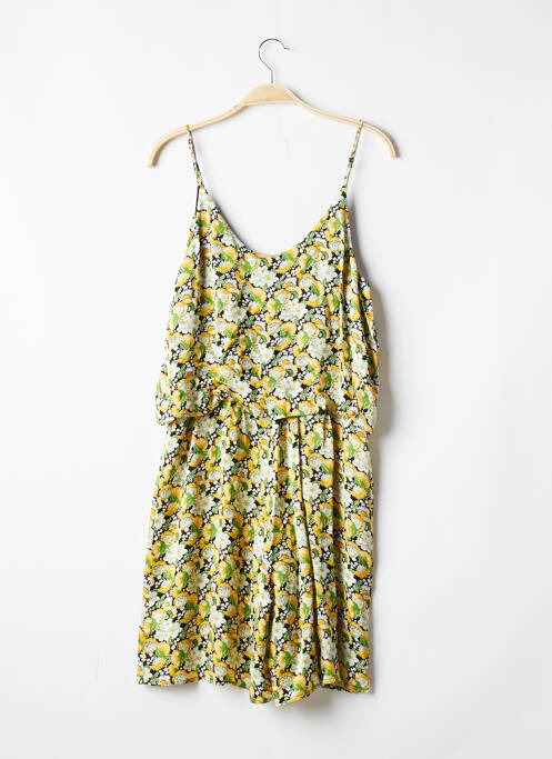 Combishort coupe fluide fines bretelles vert AMERICAN VINTAGE femme