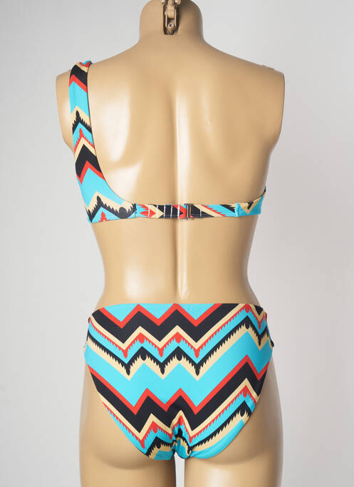 Maillot de bain 2 pièces bleu DAG ADOM pour femme