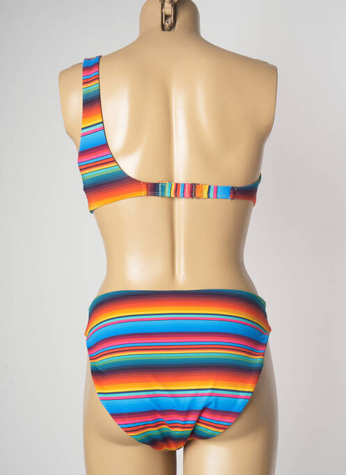 Maillot de bain 2 pièces bleu DAG ADOM pour femme