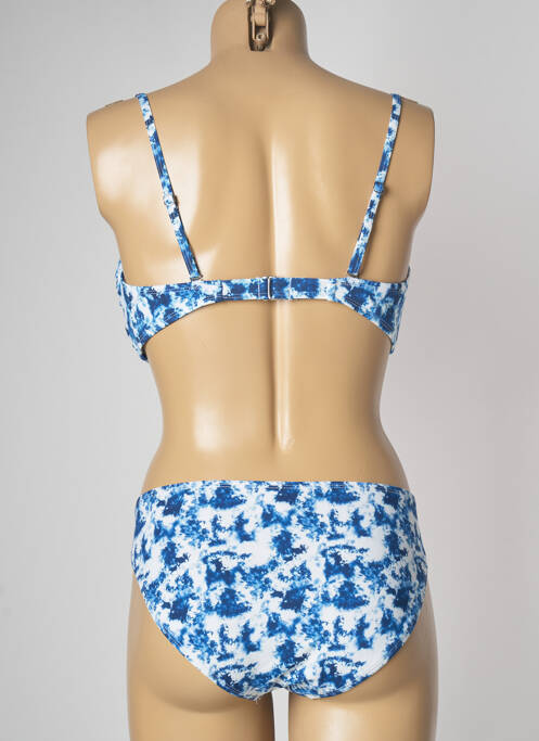 Maillot de bain 2 pièces bleu DAG ADOM pour femme