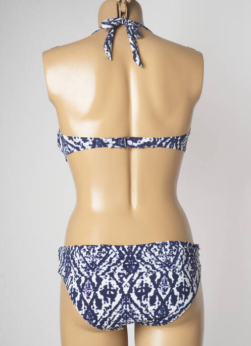 Maillot de bain 2 pièces bleu DAG ADOM pour femme