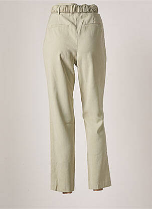 Pantalon chino taille normale taille normale vert MORGAN femme